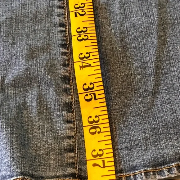 Polo by Ralph Lauren SZ LG Vintage 90’s Blue Denim snap button shirt Mini Dress - Picture 11 of 12